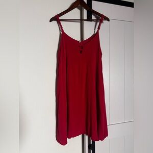 Roxy Sleeveless Red Top (XL)